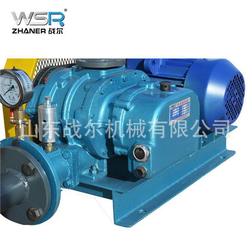江苏三叶罗茨战鼓风WSR65型号电3k机w含配件厂机家尔1103机械