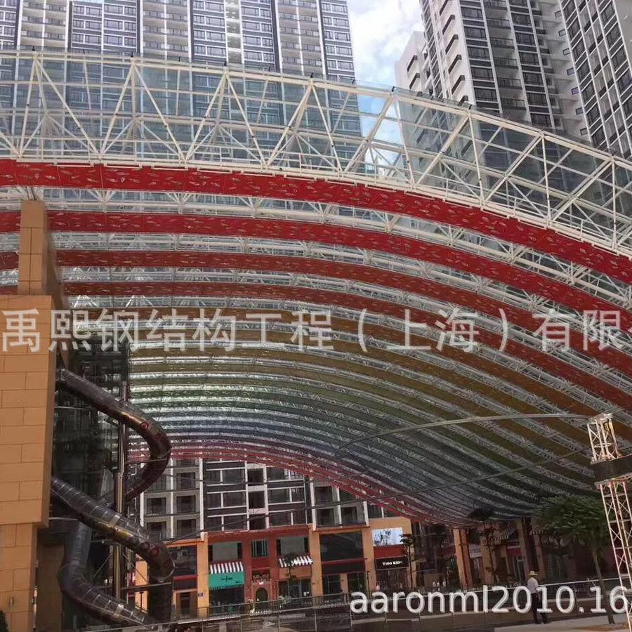上海禹熙钢结构玻璃屋面工程