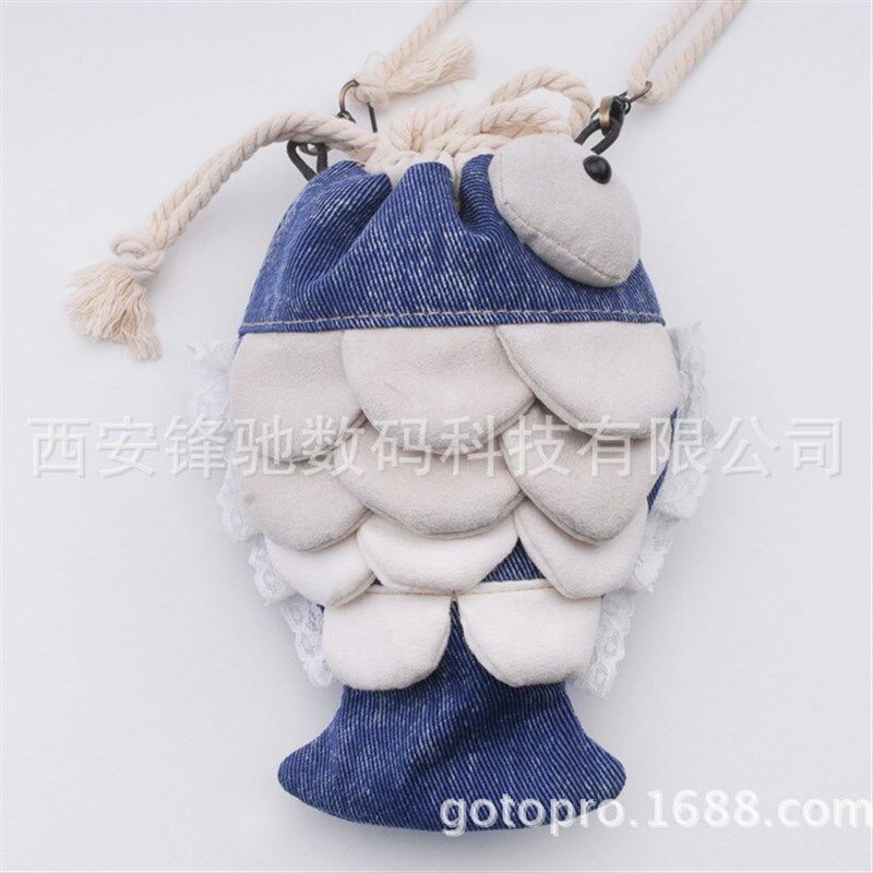 速发跨境可爱鱼手单相机 单反相机摄影镜头收性个纳袋微机包