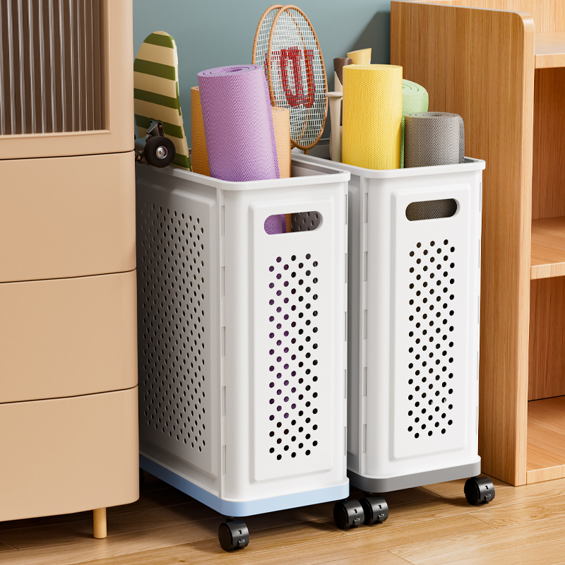 速发艾仕垫瑜伽可收纳筐桶哑铃羽毛轮类拍家用带球运动健身器材置