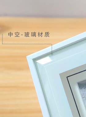 速发创意三宫格玻福相框摆台婚约全家璃结简照影楼装饰摆件