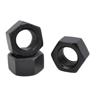 高强度发黑六角螺母M6M8M10M12M14M16M18M20M22M24螺帽GB6170