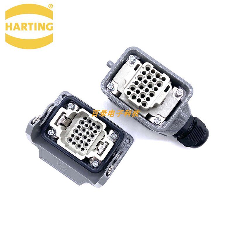 HARTING哈丁重载连接器航空插头 24芯24针 发那科FANUC机器人插头