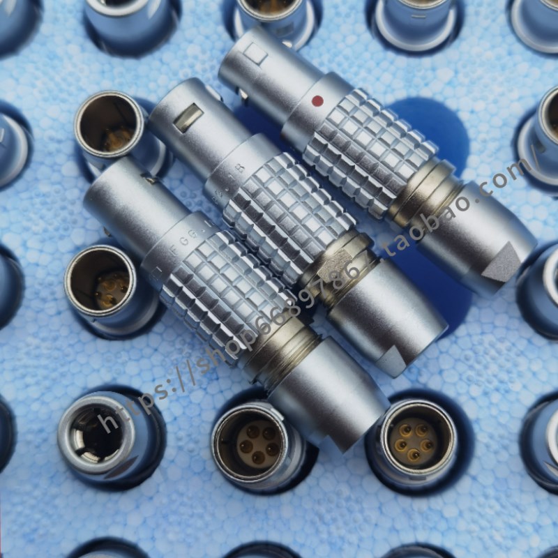 LEMO插头FGG.1B.305.CLAD52 雷莫连接器  M12安装尺寸原装正品
