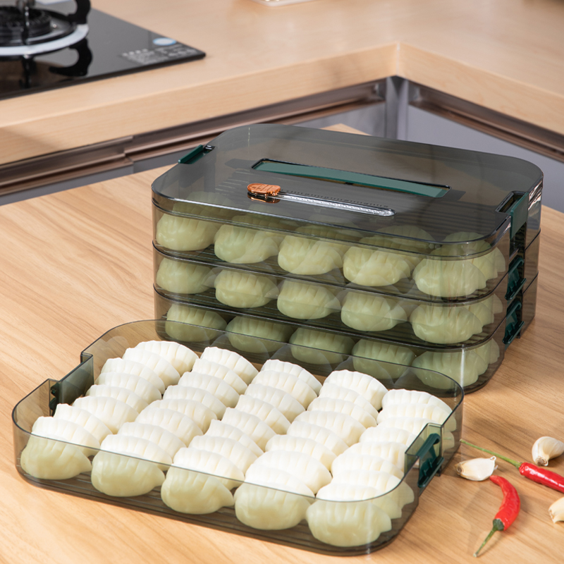 速发饺子冰纳箱收盒冷冻保鲜级面条挂面的盒子装水饺馄饨速冻