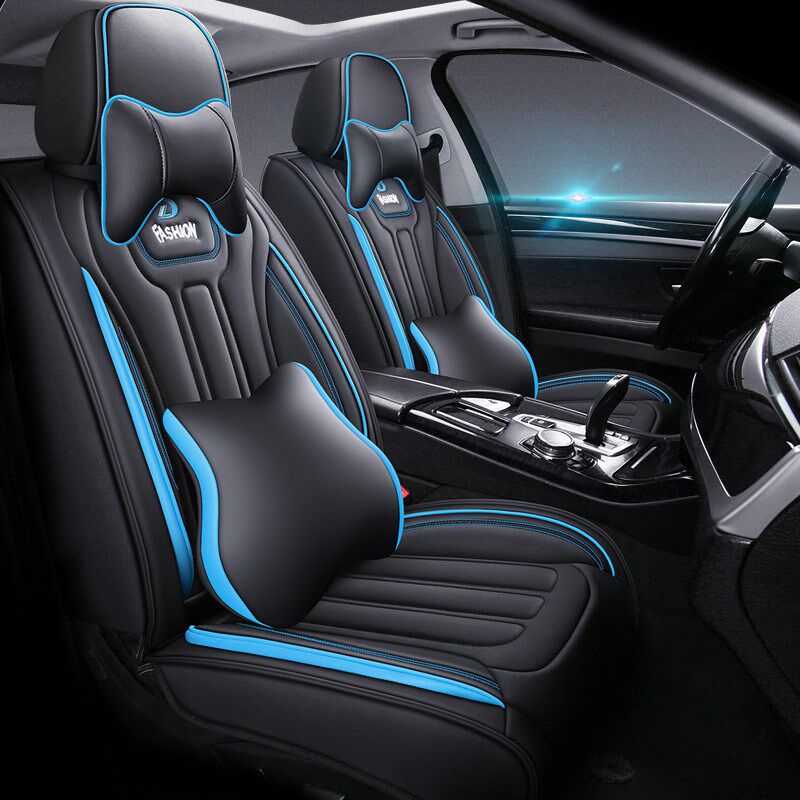 速发运动风个性汽车坐垫时包全尚围座椅套男士专用四季通用座套