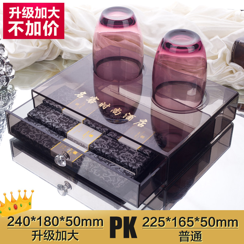 亚克力酒店牙具盒宾馆收纳盒牙刷B盒客房卫生间易耗品盒洗漱用品,收纳整理,桌面收纳盒,淘宝优惠券,粉丝福利购,淘宝优惠卷