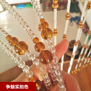 葫芦水晶珠帘隔断j帘厕所门帘玄关挂帘成品客厅卫生间成品水晶帘