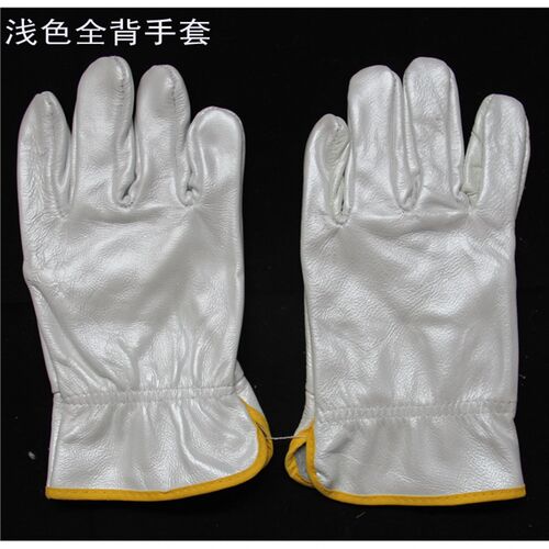 牛皮电焊手套司i机电焊手套焊接隔热耐高温防割船务牛皮革劳保手