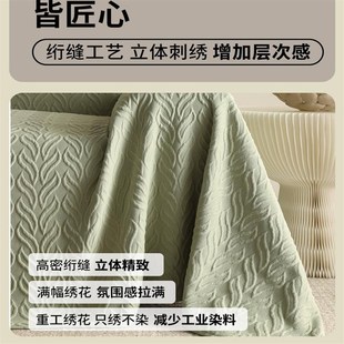 全棉沙发垫套罩全包万能盖 纯棉布艺高级感沙发盖布r巾奶油风夏季