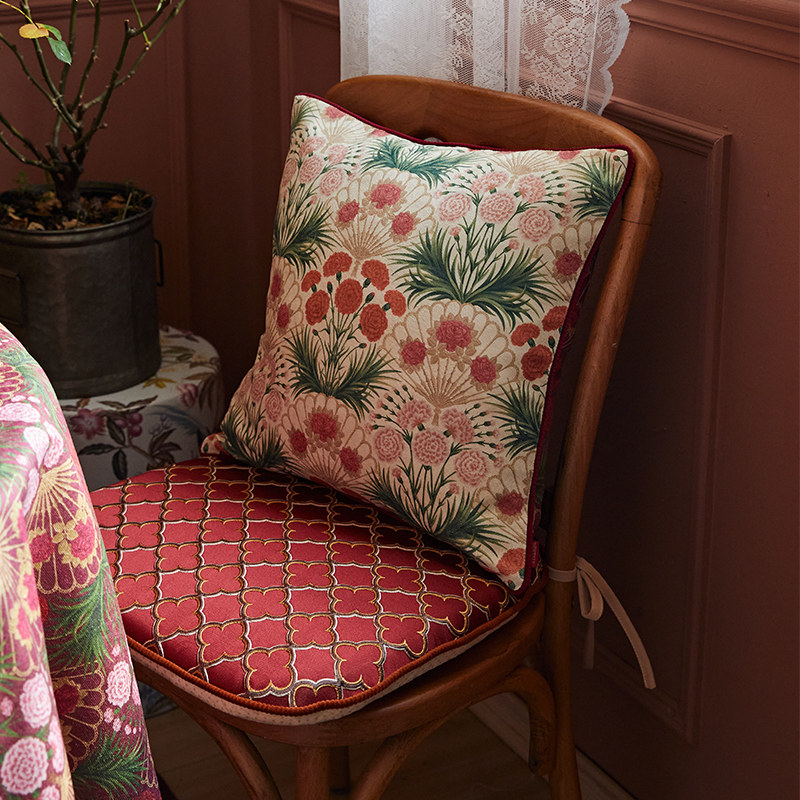 偏爱集美式复古轻奢n抱枕套红色喜庆结婚床头靠枕高档中式腰枕靠,居家布艺,靠垫/抱枕,淘宝优惠券,粉丝福利购,淘宝优惠卷