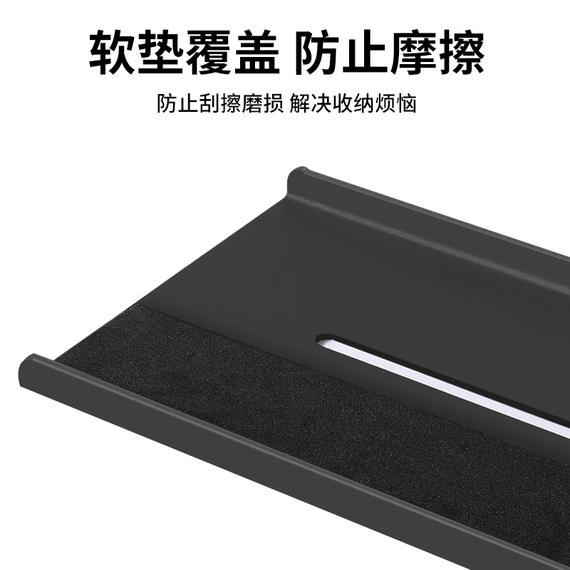 新款电视机冷轧钢免打孔顶盒置物架电脑显示器支架托X架顶部路由