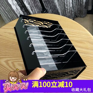 零钱收纳盒桌面财务钱币收纳盒纸币D收银盒抽屉整理架收钱盒零钱