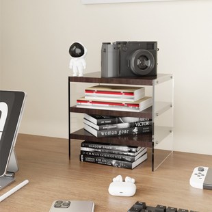 台式机电b脑增高架亚克力增高显示器办公室桌面收纳架笔记本置物