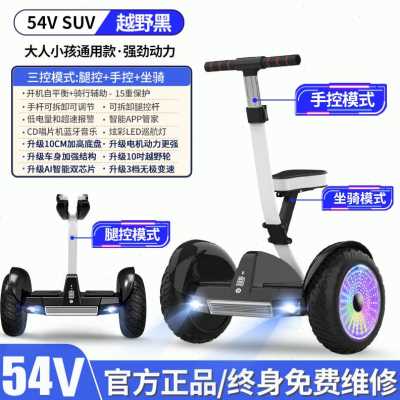 速发厂销可坐式年2车大人版衡022平新款电动儿童1一岁级可坐品