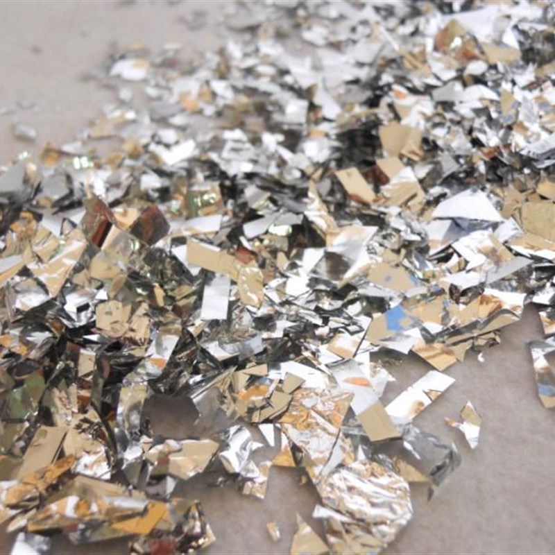 速发红色碎纸手抛花撒彩色金色亮片砸金蛋彩虹机彩纸拍照道具碎片