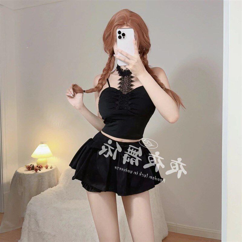 速发新品DS演出服dj领舞台O服装酒吧性感爵士舞团背心短裙套装