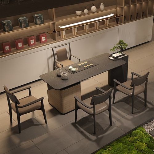 速发新款简约实木茶桌高端茶台茶几办公室客厅简包泡茶壶桌约邮