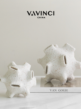 速发新品创意几何艺术树脂多角球客件轻奢小众样板间视厅电摆柜装