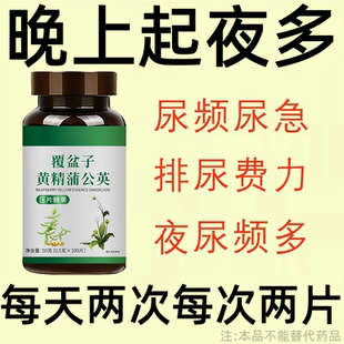 覆盆子黄精蒲公英夜尿多小便频繁急憋不住尿频尿急尿道疼夜尿