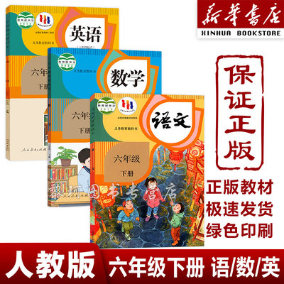 人教版六年级下册语数英