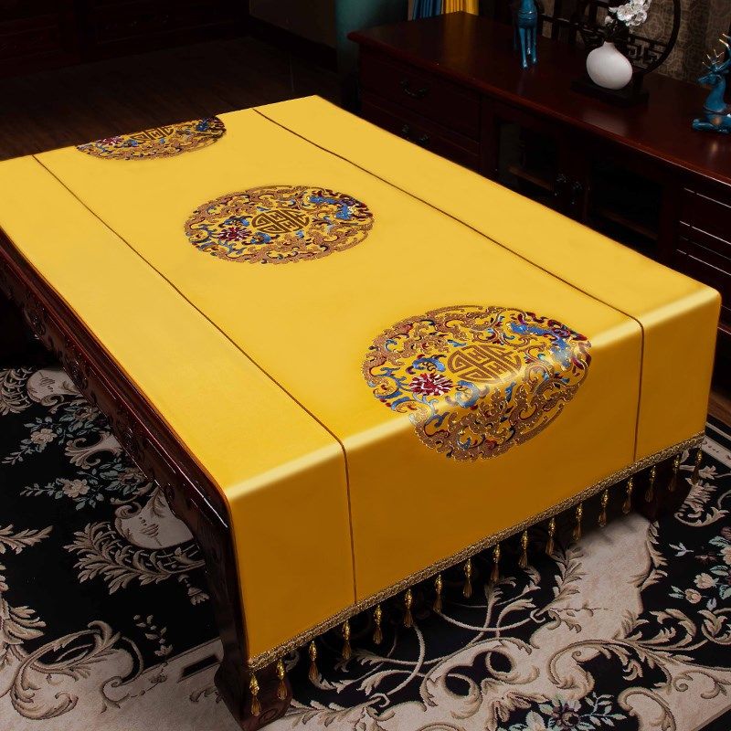 茶几垫布新中式盖布客厅茶桌茶z室桌布垫长方形盖巾高档防尘定制,居家布艺,桌布,淘宝优惠券,粉丝福利购,淘宝优惠卷