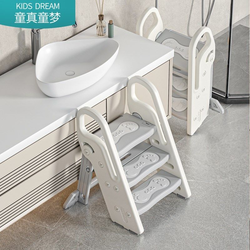 宝宝洗手台阶凳可折叠儿童洗漱台踩脚凳宝宝梯子婴儿X洗脸刷牙楼,住宅家具,玩具椅/踩脚凳,淘宝优惠券,粉丝福利购,淘宝优惠卷