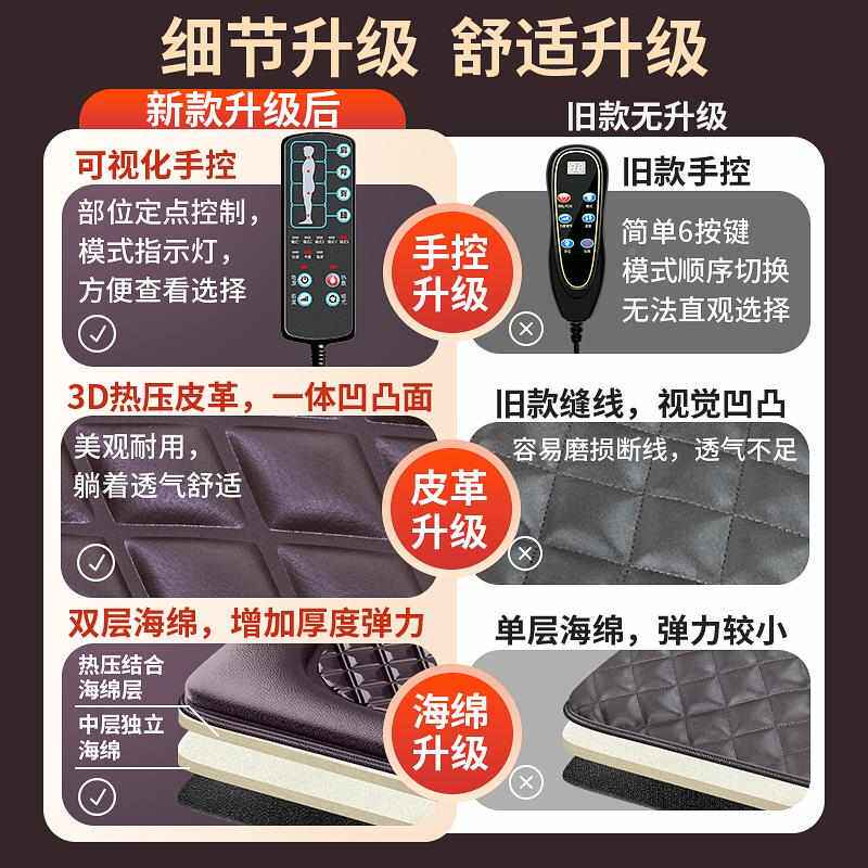 颈椎按摩器腰部背部全身多功能家用按摩垫全自动电动靠垫床垫神器,个人护理/保健/按摩器材,颈椎按摩器/枕,淘宝优惠券,粉丝福利购,淘宝优惠卷