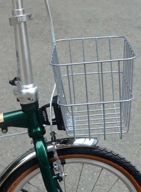 小布折叠自行车p8d7d10可拆卸车菜篮车筐篮子宠物蓝购物篮acline