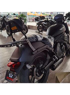 适用摩枭500MS摩托车专用改装加高矮靠背后货架尾架配件