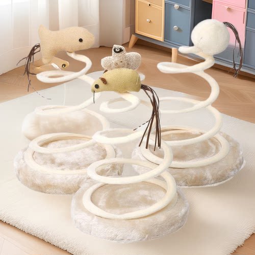 现货批发新款猫玩具猫咪用品螺旋