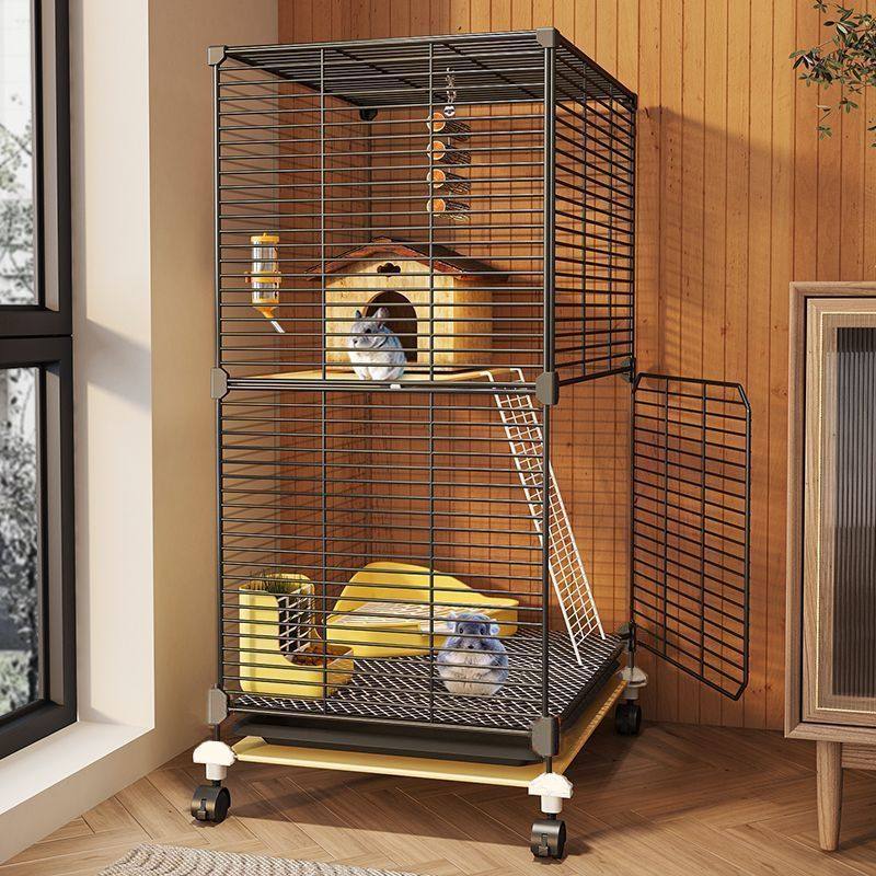 龙猫松鼠笼子双层三层超大号多层大别墅蜜袋鼠花枝鼠家用柜笼收纳