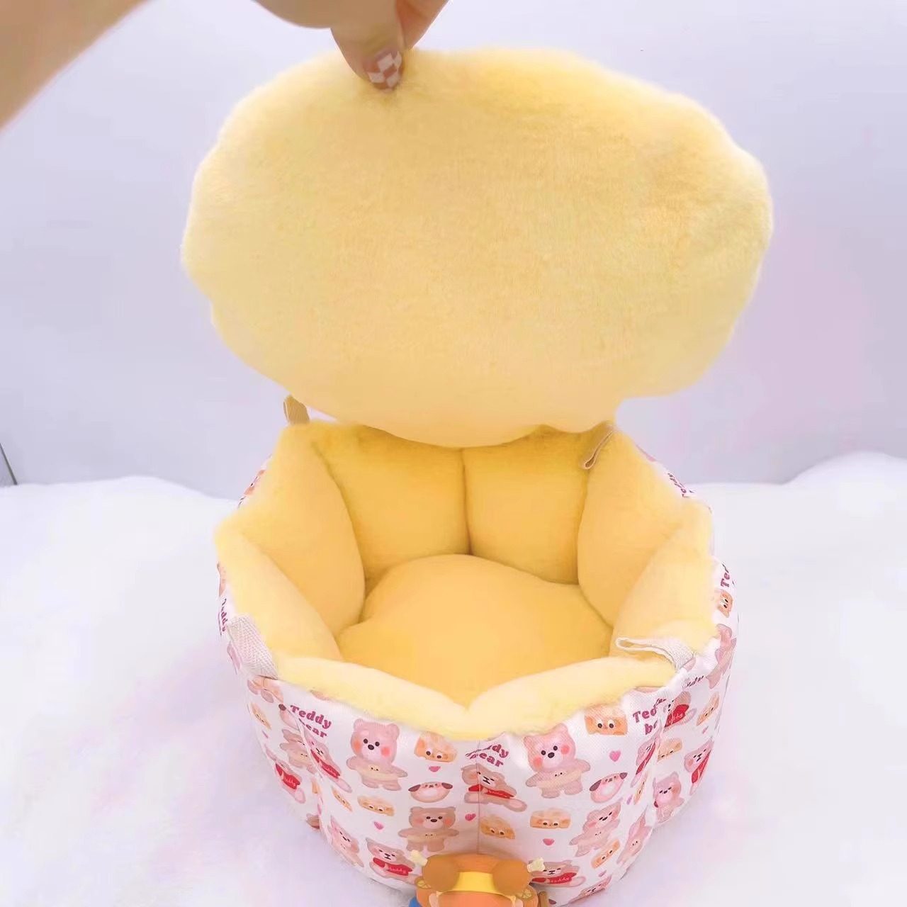 蜜袋鼯冬季棉窝仿兔绒加厚睡窝小宠蜜袋鼬仓鼠龙猫松鼠保暖用品