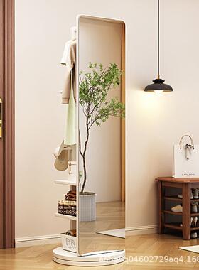 穿衣家镜全身落地29588镜挂衣架一体衣架用卧室旋转帽全可身镜试