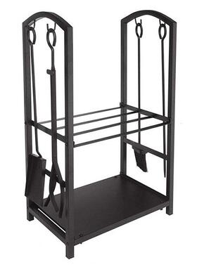 厂直销家用美式乡村铁艺火壁炉炉工具架子烤火炉工件JBH具家四套