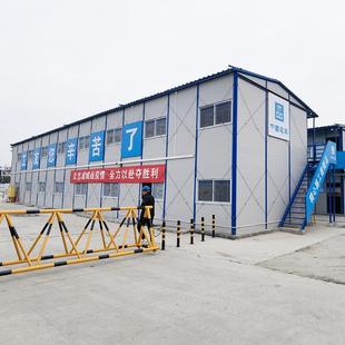 箱活动房办公楼钢结构简易装 工地临时彩钢板房集装 配雅致组合板房