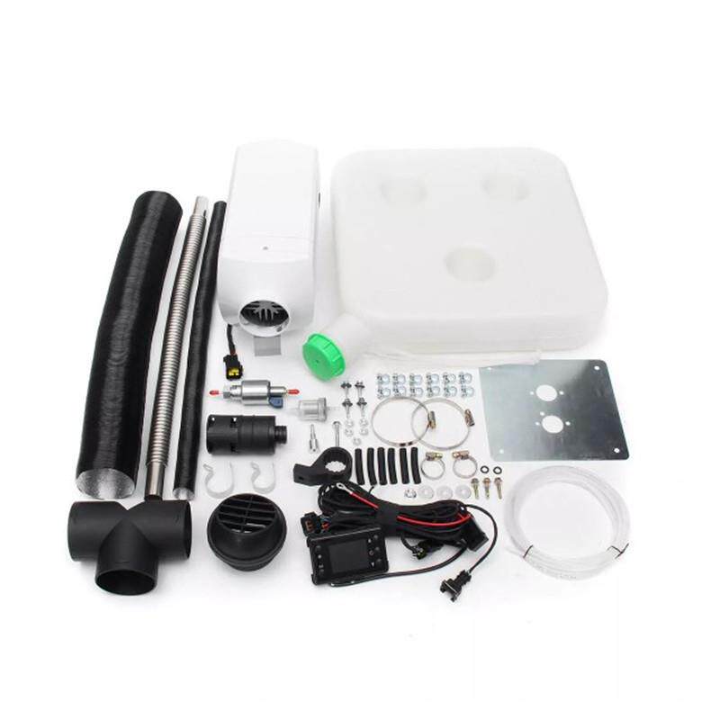 1英文版12V-24V5W8KW柴油空气加热器新型液K晶控停车热器遥加房车