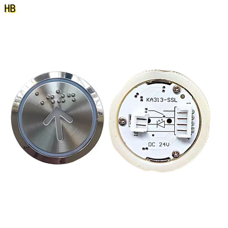 电梯按钮KA313-ML  A4N97672 KA313-SSL 按键 微光双色按钮