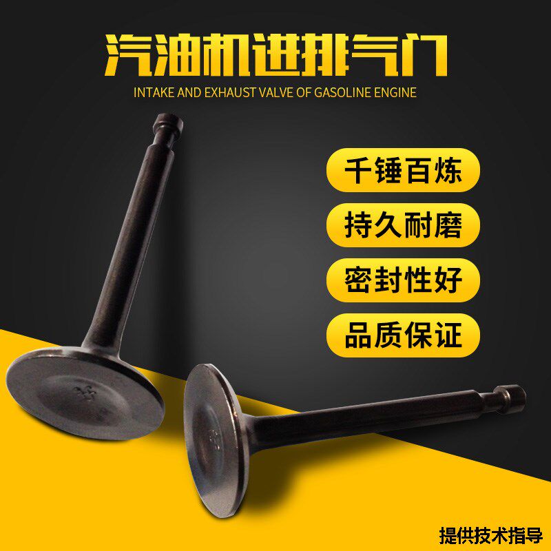 汽油发电机配件 2KW-3KW进排气门 气门杆 水泵GX160 168 170F气门
