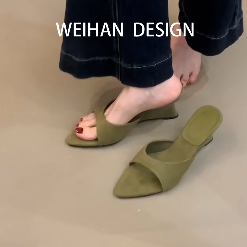 羊皮版!法式简约风尖头