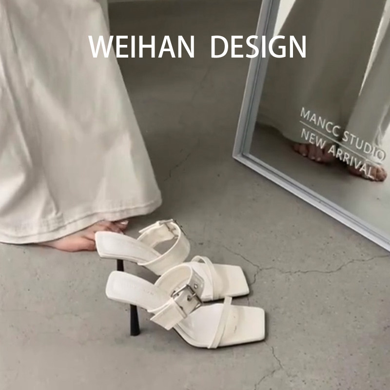 羊皮版!白色高级感细跟