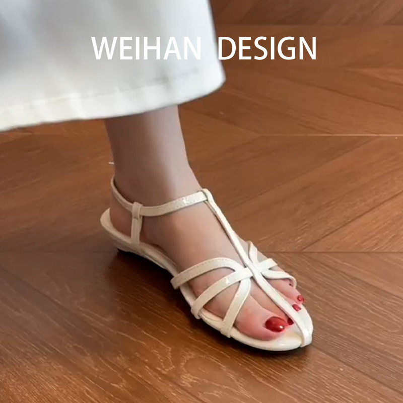 羊皮版!法式白色细带镂