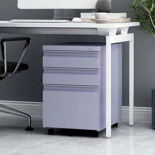 钢制活柜头柜办公室桌下文件移多种型号动矮柜带动锁抽屉柜床边柜