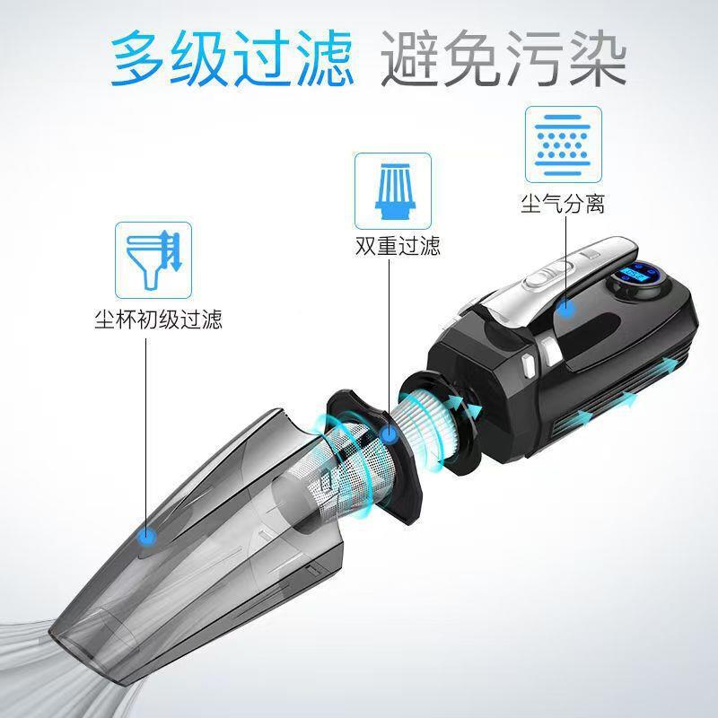 载377巨木车无充气泵汽车用载吸尘器四合一超大力线吸尘器吸JM-88