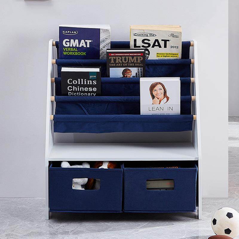 约儿童书架角落柜现代纳简约风NYU置物架大容柜量收书简柜工厂