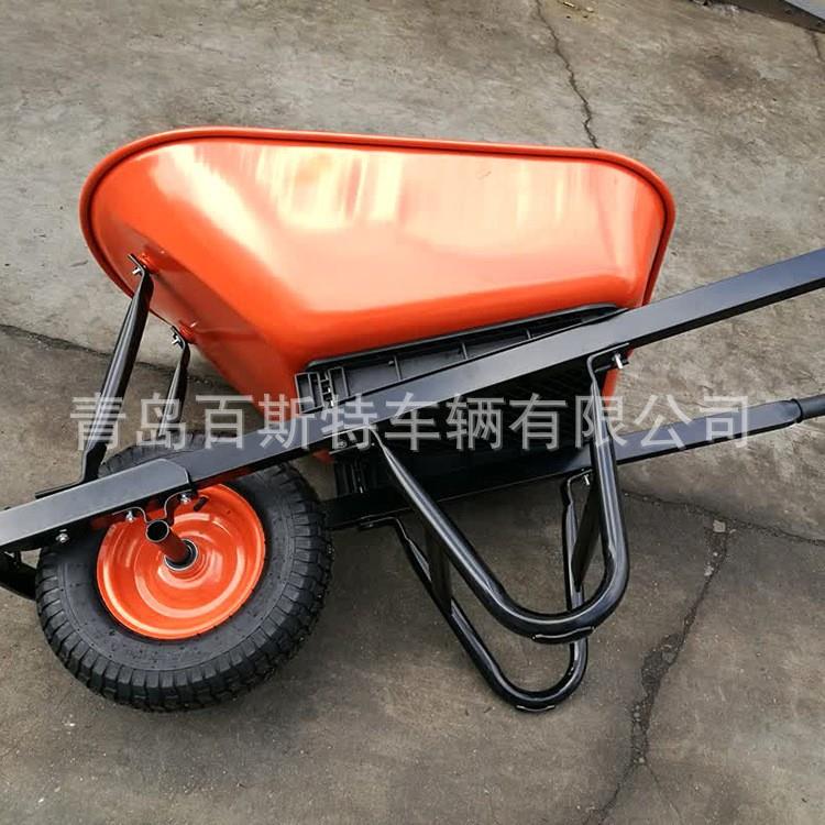 264美洲澳洲深斗大独轮推车W具B8614园手林斗农场手推工车
