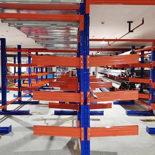仓仓储型货架钢铁悬臂式 重货架仓置物架布匹529木材长条储铝管库