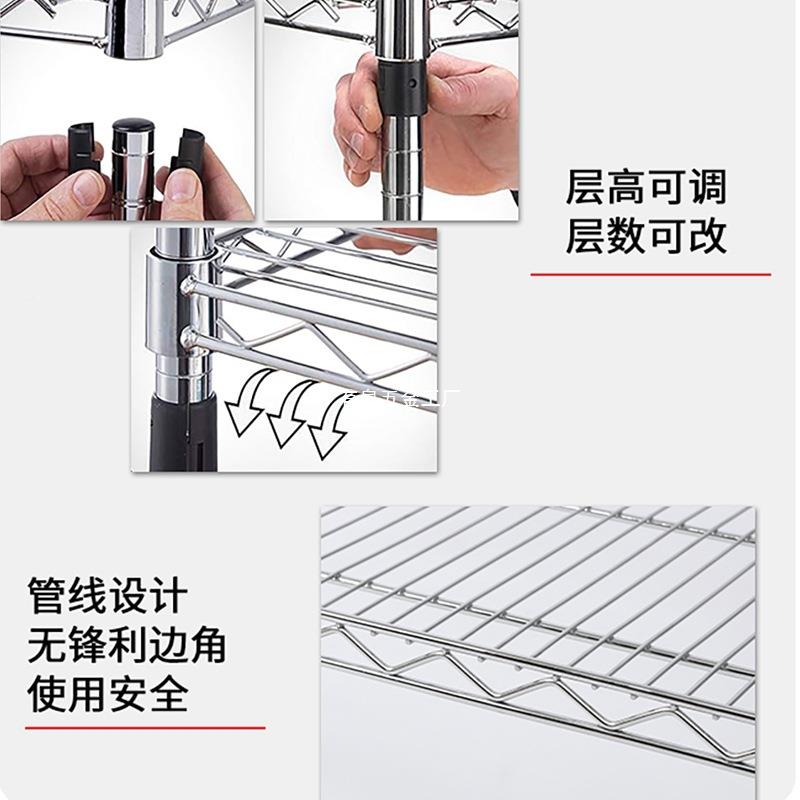 二层斜斜兜物电商流周转配货484面架分拣仓库小手推车不锈式钢置