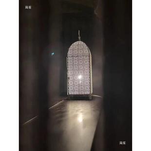 摩洛哥风情灯镂空地中海风电折射花纹灯创意装饰小夜灯摆台梦幻家