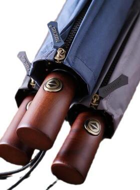 PARAC雨伞HA538SE10骨加固抗风伞全自动晴女黑胶防晒遮阳伞商务太